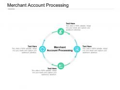 Merchant account processing ppt powerpoint presentation slides example cpb