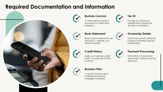 Merchant Account Setup And Management PPT Presentation AT Ideas Pre-designed