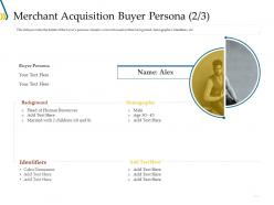 Merchant acquisition buyer persona demographic ppt inspiration