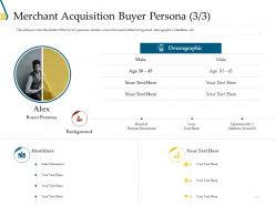 Merchant acquisition buyer persona identifiers ppt file example
