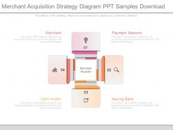Merchant Acquisition Strategy Diagram Ppt Samples Download