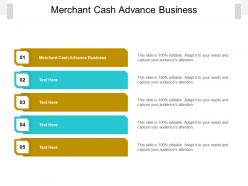 Merchant cash advance business ppt powerpoint presentation styles background image cpb