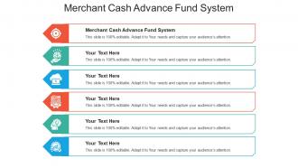 Merchant cash advance fund system ppt powerpoint presentation inspiration cpb