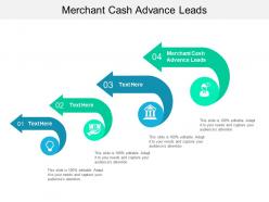 Merchant cash advance leads ppt powerpoint presentation layouts display cpb
