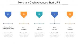 Merchant cash advances start ups ppt powerpoint presentation show elements cpb