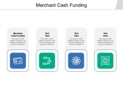 Merchant cash funding ppt powerpoint presentation microsoft cpb