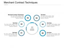 Merchant contract techniques ppt powerpoint presentation infographic template design cpb
