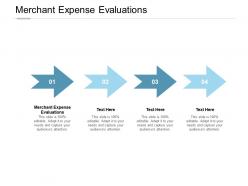 Merchant expense evaluations ppt powerpoint presentation model deck cpb