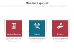 Merchant expenses ppt powerpoint presentation professional introduction cpb