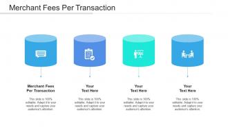 Merchant fees per transaction ppt powerpoint presentation show summary cpb