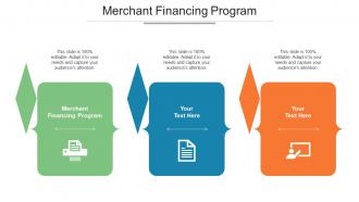 Merchant Financing Program Ppt Powerpoint Presentation Template Cpb