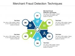 Merchant fraud detection techniques ppt powerpoint presentation ideas brochure cpb
