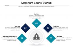 Merchant loans startup ppt powerpoint presentation professional tips cpb