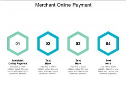 Merchant online payment ppt powerpoint presentation styles background cpb