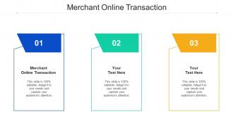 Merchant Online Transaction Ppt Powerpoint Presentation Slides Professional Cpb