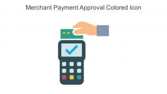 Merchant Payment Approval Colored Icon In Powerpoint Pptx Png And Editable Eps Format