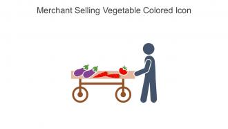Merchant Selling Vegetable Colored Icon In Powerpoint Pptx Png And Editable Eps Format