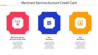 Merchant Service Account Credit Card Ppt Powerpoint Presentation Icon Clipart Images Cpb