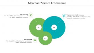 Merchant service ecommerce ppt powerpoint presentation gallery deck