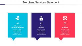 Merchant Services Statement Ppt Powerpoint Presentation Summary Graphics Cpb