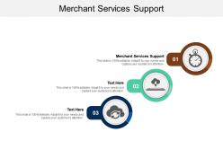 Merchant services support ppt powerpoint presentation ideas graphics pictures cpb