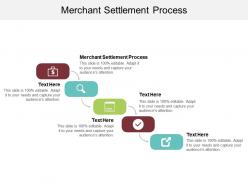 Merchant settlement process ppt powerpoint presentation infographic template structure cpb