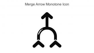 Merge Arrow Monotone Icon In Powerpoint Pptx Png And Editable Eps Format