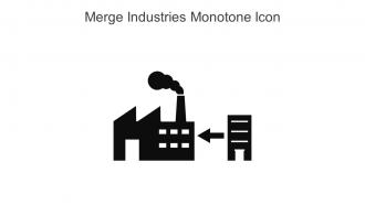 Merge Industries Monotone Icon In Powerpoint Pptx Png And Editable Eps Format