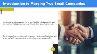 Merge Two Small Companies Powerpoint Presentation And Google Slides ICP Impressive Image
