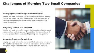 Merge Two Small Companies Powerpoint Presentation And Google Slides ICP Visual Image