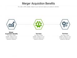 Merger acquisition benefits ppt powerpoint presentation model background image cpb