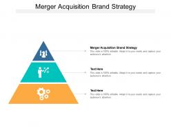 Merger acquisition brand strategy ppt powerpoint presentation pictures cpb