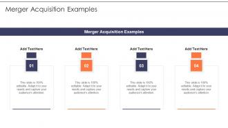 Merger Acquisition Examples In Powerpoint And Google Slides Cpb