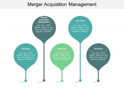 Merger acquisition management ppt powerpoint presentation file graphics cpb