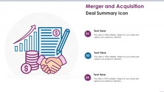 Merger And Acquisition Deal Summary Icon