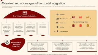 Merger And Acquisition For Horizontal Integration Strategy CD V Graphical