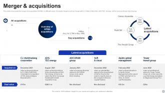 Merger And Acquisitions KPMG Company Profile Ppt Sample CP SS