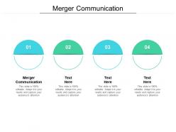 Merger communication ppt powerpoint presentation styles portfolio cpb