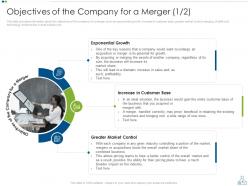 Merger strategy to foster diversification and value creation powerpoint presentation slides