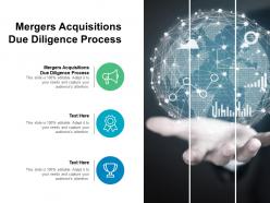 Mergers acquisitions due diligence process ppt powerpoint presentation layouts deck cpb
