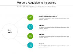 Mergers acquisitions insurance ppt powerpoint presentation infographic template mockup cpb
