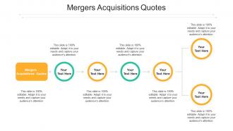 Mergers acquisitions quotes ppt powerpoint presentation portfolio outline cpb