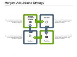 Mergers acquisitions strategy ppt powerpoint presentation inspiration cpb