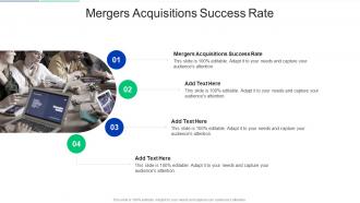 Mergers Acquisitions Success Rate In Powerpoint And Google Slides Cpb