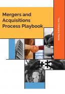 Mergers And Acquisitions Process Playbook Report Sample Example Document