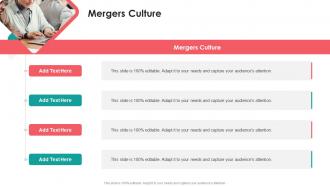 Mergers Culture In Powerpoint And Google Slides Cpb