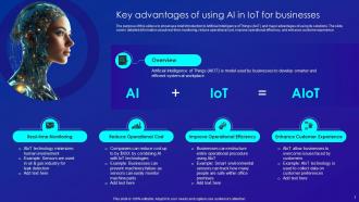 Merging AI And IOT Technology To Increase Operational Efficiency Powerpoint Presentation Slides IoT CD Idea Impactful
