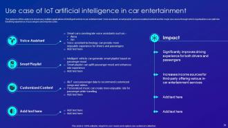 Merging AI And IOT Technology To Increase Operational Efficiency Powerpoint Presentation Slides IoT CD Slides Downloadable