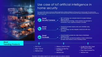 Merging AI And IOT Technology To Increase Operational Efficiency Powerpoint Presentation Slides IoT CD Images Downloadable