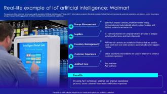 Merging AI And IOT Technology To Increase Operational Efficiency Powerpoint Presentation Slides IoT CD Multipurpose Downloadable